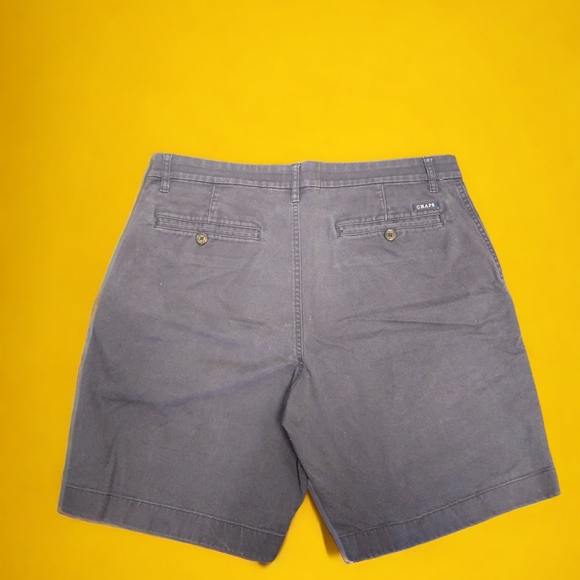 EUC CHAPS Navy Blue Shorts Size 33 - Picture 2 of 5